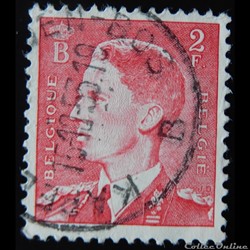 Belgique 00910 roi Baudouin 2F de 1952