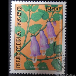 Burkina Faso 01002AD fleurs Burkinabé 250f de 1997