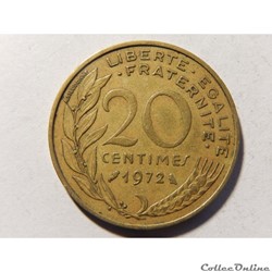 20 centimes Marianne 1972