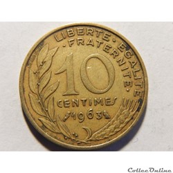10 centimes Marianne 1963