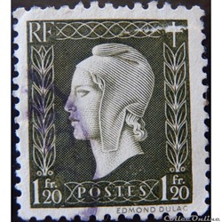 00690 Marianne de Dulac 1F20 vert olive