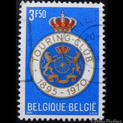 Belgique 01569 touring-club 3F50 de 1971