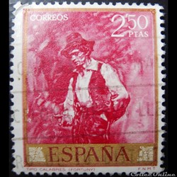 Espagne 01513 peinture de Mariano Fortuny 2.50Ptas de 1968