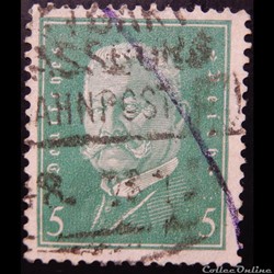 Allemagne Reich 00402 président Paul Von Hindenburg 5pf de 1928