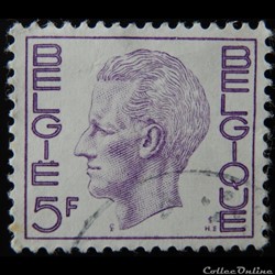 Belgique 01581D roi Baudouin 5F de 1972