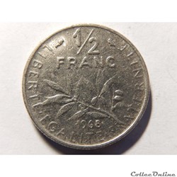 50 centimes Semeuse 1968
