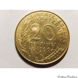 20 centimes Marianne 1996
