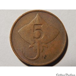 Islande, 5 aurar de 1981