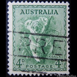 Australie 00226 Koala 4D de 1956