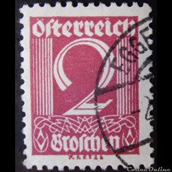 Autriche 00332 chiffre 2g de 1925