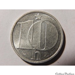 Tchécoslovaquie, 10 haléru de 1987