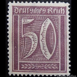 Allemagne Reich 00144 chiffre 50pf de 1921