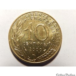 10 centimes Marianne 2000