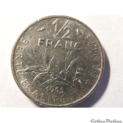 50 centimes Semeuse 1965
