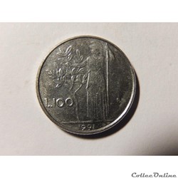 Italie, 100 lires 1991