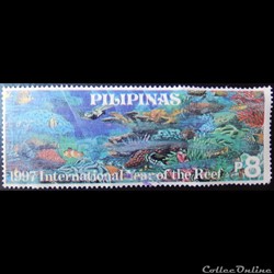 Philippines 02378 année internationale du récif 8p de 1997