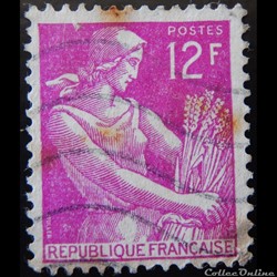 01116 Moissonneuse, 12 F lilas vif