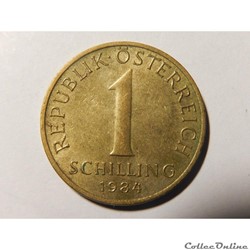 Autriche, 1 Schilling 1984