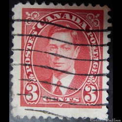Canada 00192 roi George VI 3c de 1937