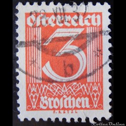 Autriche 00333 chiffre 3g de 1925