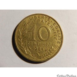 10 centimes Marianne 1981