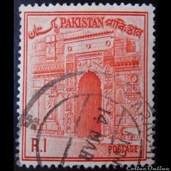 Pakistan 00140A porte de la mosquée 1r de 1963