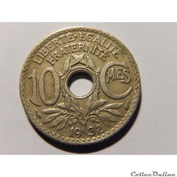10 centimes Lindauer 1932