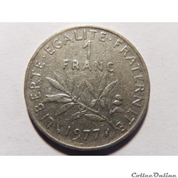 1 franc semeuse 1977