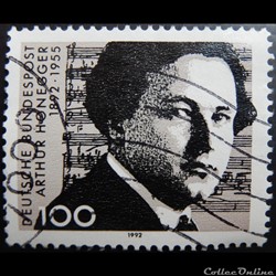 Allemagne RFA 01423 Arthur Honegger 100pf de 1992