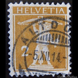 Suisse 00134 fils de William Tell 2cts de 1911