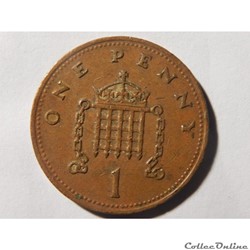 Royaume-Uni, 1 penny de 1990