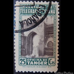 Tanger B0036 vue de Tanger 25cts de 1946