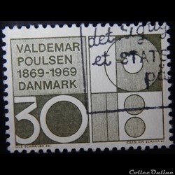 Danemark 00496 Valdemar Poulsen 30ore de 1969