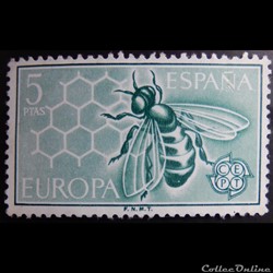 Espagne 01120 Europa CEPT 5Ptas de 1962