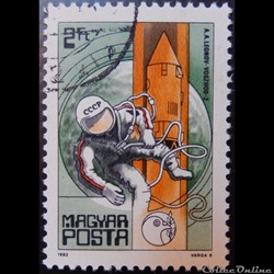Hongrie 02816 A. A. Leonov, Voszkod 2ft de 1982