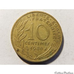 10 centimes Marianne 1980