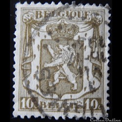 Belgique 00420 lion debout 10c de 1936