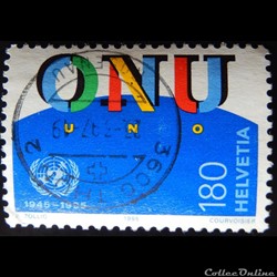 Suisse 01471 ONU 50ème anniversaire 180cts de 1995