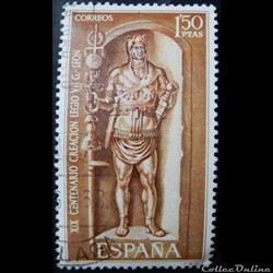 Espagne 01531 fondation de Léon 1.50Ptas de 1968