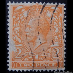Royaume-Uni 00142 roi Georges V 2d de 1912