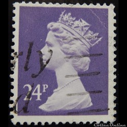 Royaume-Uni 01143 reine Elisabeth II 24p de 1984