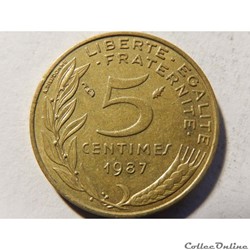 5 centimes Marianne 1987