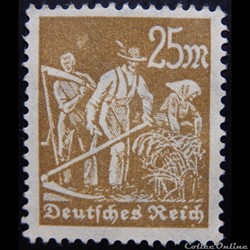 Allemagne Reich 00179 moissonneurs 25RM de 1923