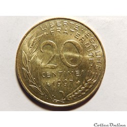 20 centimes Marianne 1997