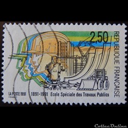 02726 Centenaire de l'Ecole Spéciale des Travaux Publics 2F50