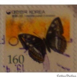 Corée du Sud 02217 papillon Grand Sylvain 160W de 2002