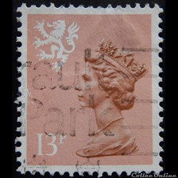 Royaume-Uni 01151 reine Elisabeth II 13p de 1984