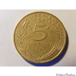 5 centimes Marianne 1976