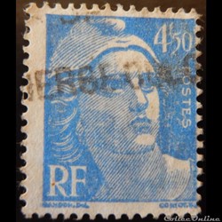 00718A Marianne de Gandon 4 F 50 bleu