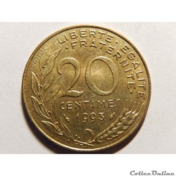 20 centimes Marianne 1993